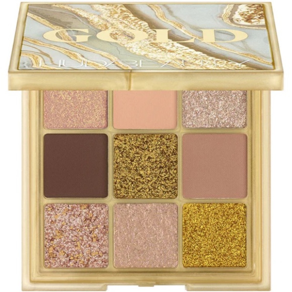 NEW Huda Beauty Gold Obsession Eyeshadow Palette